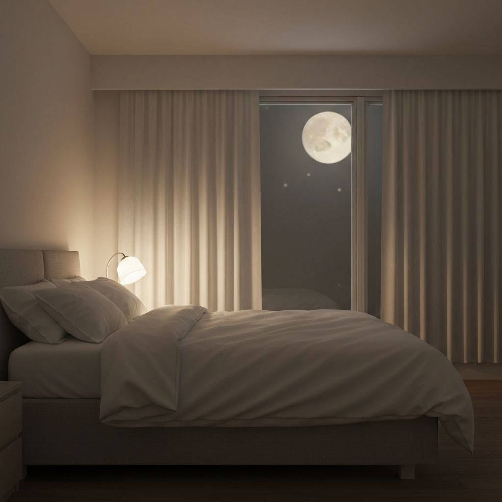 Prigušena mirna soba koja simbolizuje odmor i tišinu